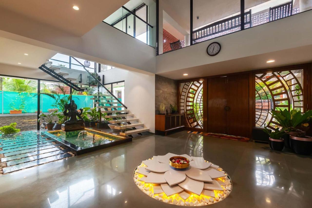 Villa Sereno By Stayvista - An Elegant And Entertaining Retreat Featuring A Swimming Pool, Outdoor Jacuzzi, Modern Interiors, And A Snooker Table Alībāg Exteriör bild